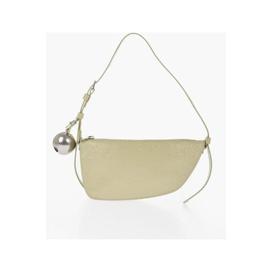 Burberry Burberry Patent Leather SHIELD SLING Shoulder Bag with Silver-Tone Ch BUP640168GD 1728,74866327712,Bags,Beige,Burberry,New with tags,Shoulder Bags - Women - Bags,Women,Women - Bags
