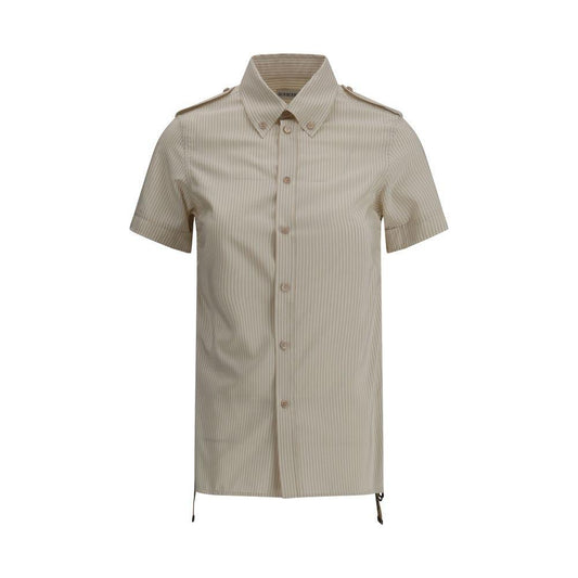 Burberry Burberry Silk Shirt 1728,6,72470364320,Beige,Burberry,Clothing,New with tags,Shirts - Women - Clothing,Women,Women - Clothing BU-8108159C2713-6