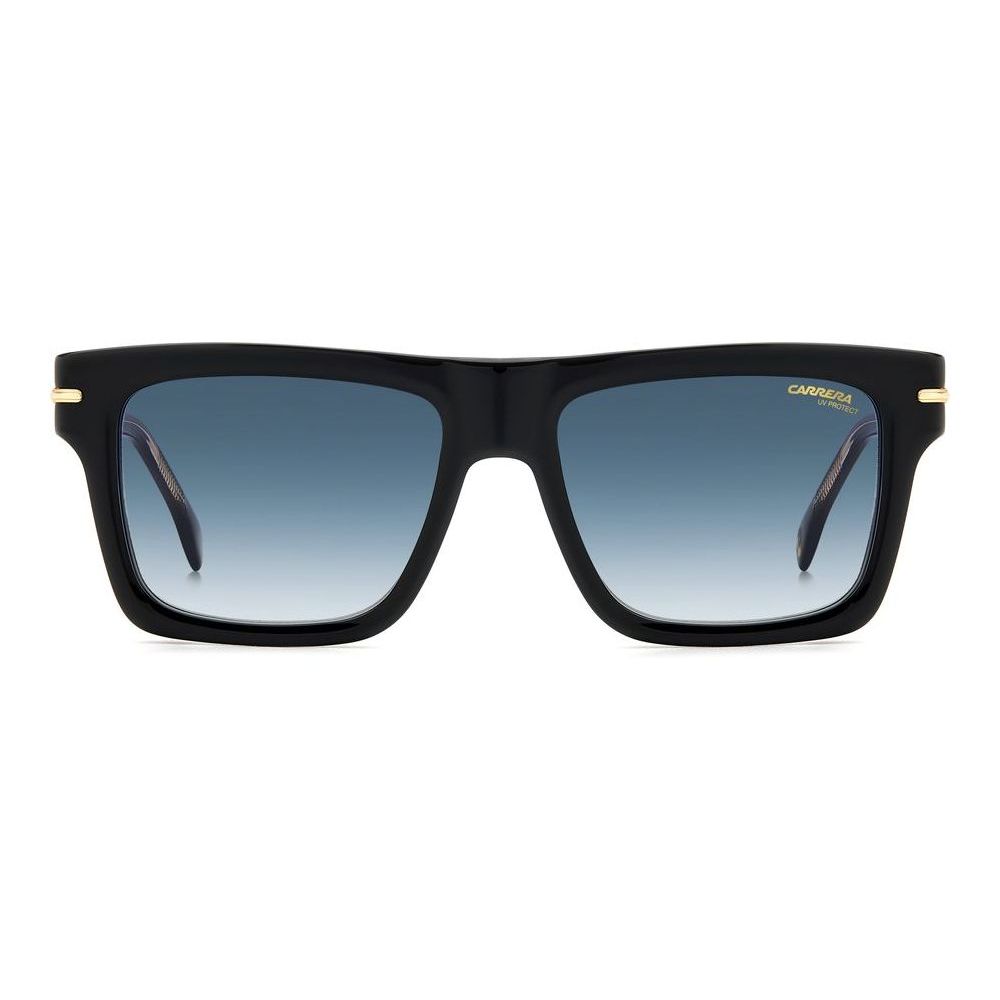 CARRERA MOD. CARRERA 305_S unisex acetate sunglasses, front view with black frame and gradient lenses