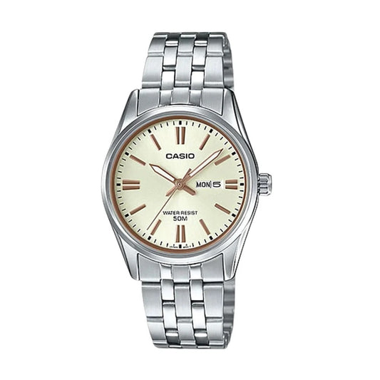 CASIO COLLECTION Mod. LADY DAY & DATE - CHAMPAGNE Lady,Lady Ready Stocked Watches,READY STOCKED WATCHES,Watches,Watches - Accessories,Women,Wristwatch