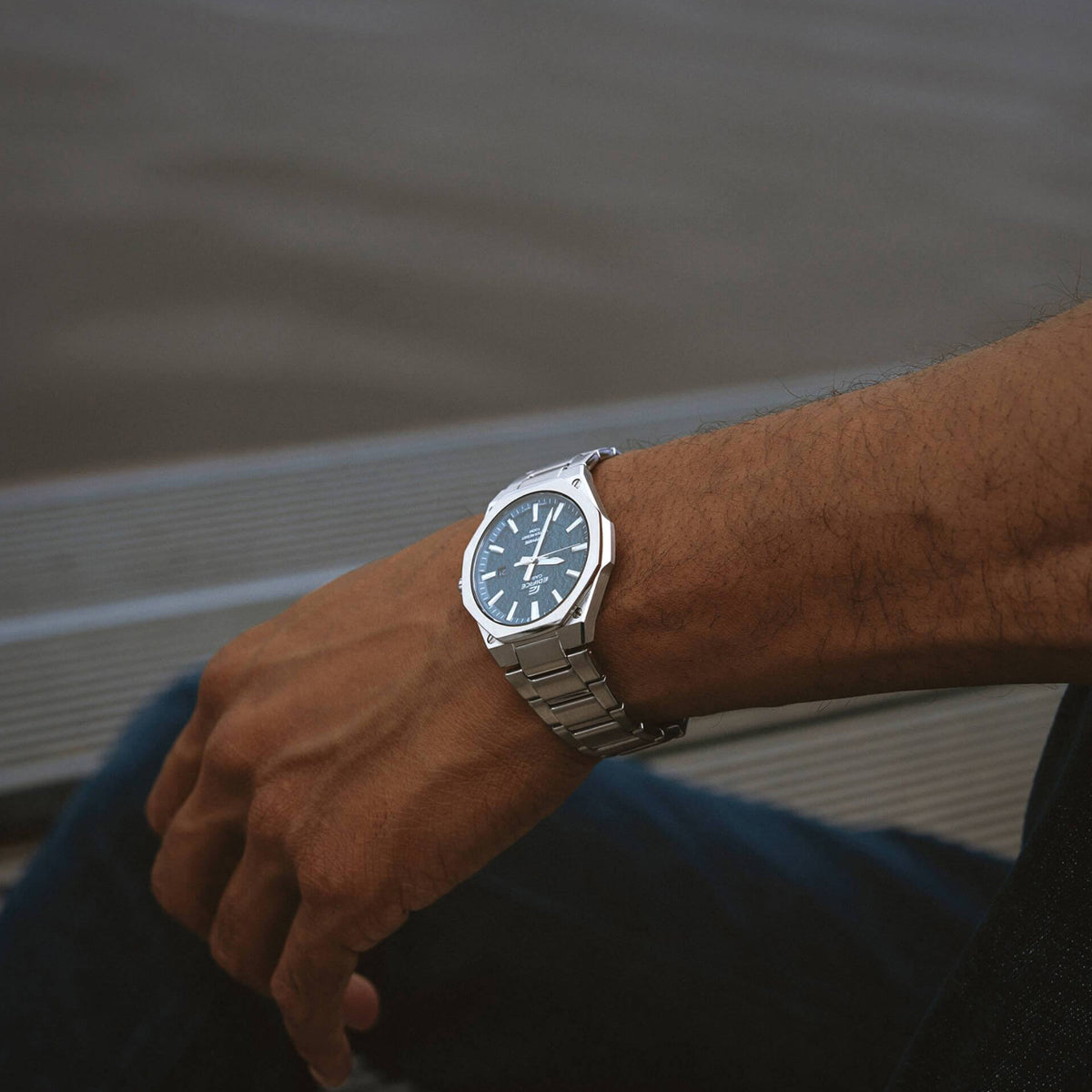 CASIO EDIFICE Mod. CLASSIC SLIM - PETROL BLUE