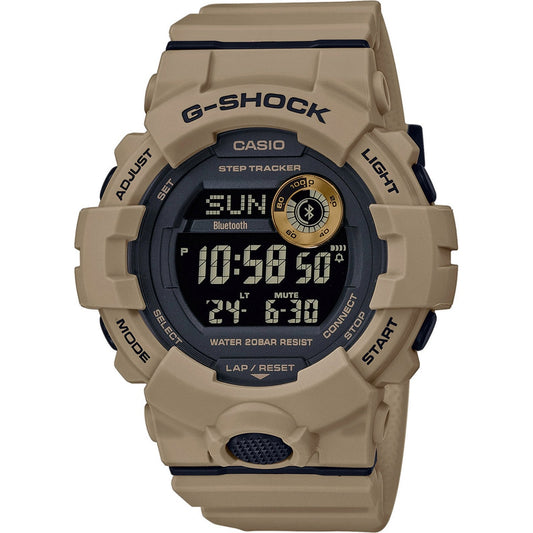 CASIO G-SHOCK Mod. G-SQUAD Step Tracker Bluetooth® - UTILITY COLOR SERIE wristwatch with 20 ATM water resistance and resin case.