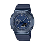 CASIO G-SHOCK Mod. OAK METAL COVERED - Blue wristwatch with 20 ATM water resistance, 44.5 mm SS & Resin case, quartz movement, multifunction.