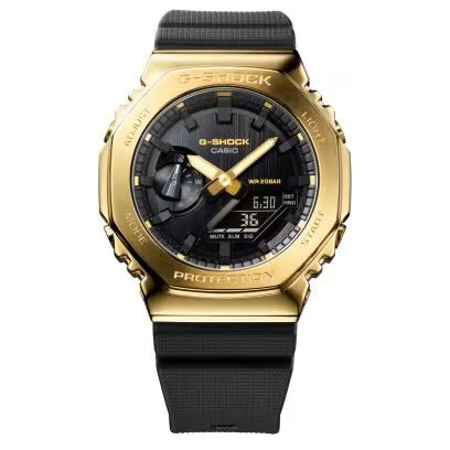 CASIO G-SHOCK Mod. OAK METAL COVERED OAK METAL COVERED - GOLD wristwatch, water-resistant, quartz movement, gent's watch.