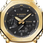 CASIO G-SHOCK Mod. OAK METAL COVERED OAK METAL COVERED - GOLD wristwatch with multifunction features and water resistance up to 20 ATM.