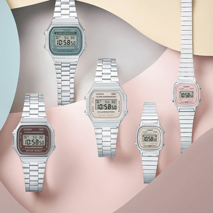 CASIO VINTAGE Mod. ICONIC MINI STEEL - CREAM