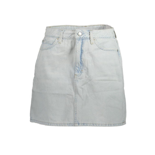 Calvin Klein Azzurro Cotton Women Skirt