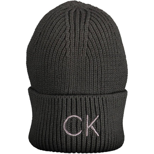 Calvin Klein Calvin Klein Black Cotton Women Hat CA-15099