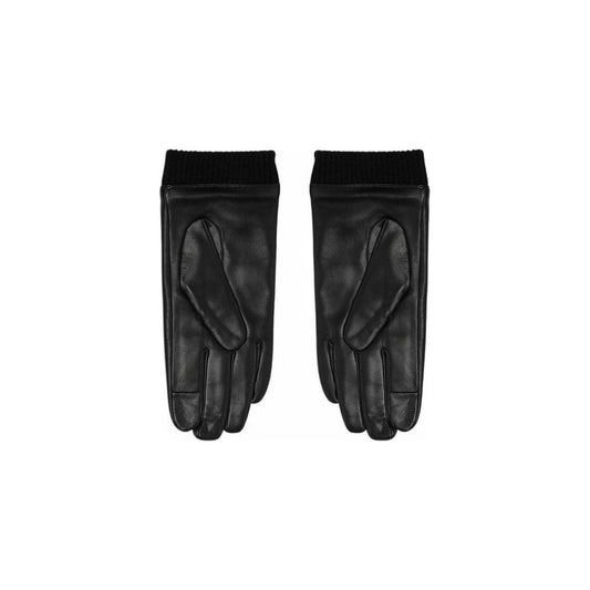 Calvin Klein Calvin Klein Black Leather Glove CA7000001920362RO 1728,71956299936,Black,Calvin Klein,Gloves - Men - Accessories,M/L,Men,New with tags