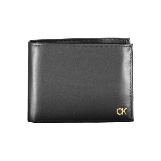 Calvin Klein Black Leather Wallet 1728,67403481248,Bags,Black,Calvin Klein,Men,Men - Bags,New with tags,Wallets - Men - Bags CA-14270