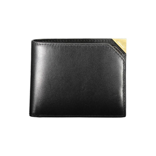 Calvin Klein Black Leather Wallet 1728,67403481248,Bags,Black,Calvin Klein,Men,Men - Bags,New with tags,Wallets - Men - Bags CA-16824