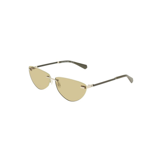 Calvin Klein Calvin Klein Green Metal Women Sunglass CA-38331 1728,67403481248,Calvin Klein,Green,New with tags,Sunglasses for Women - Sunglasses,Women