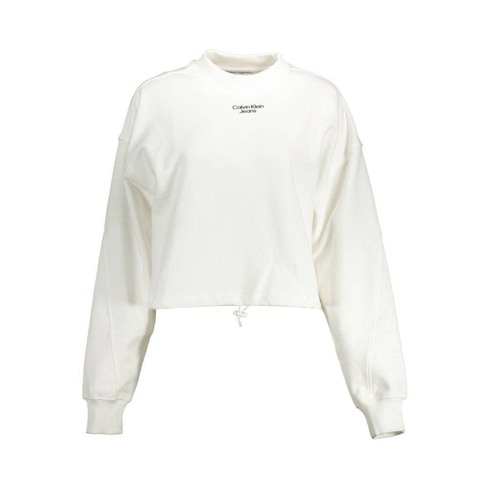Calvin Klein White Cotton Women Sweater 1728,67403481248,Calvin Klein,Clothing,L,New with tags,Sweaters - Women - Clothing,White,Women,Women - Clothing,XL,XXL CA-10920-L