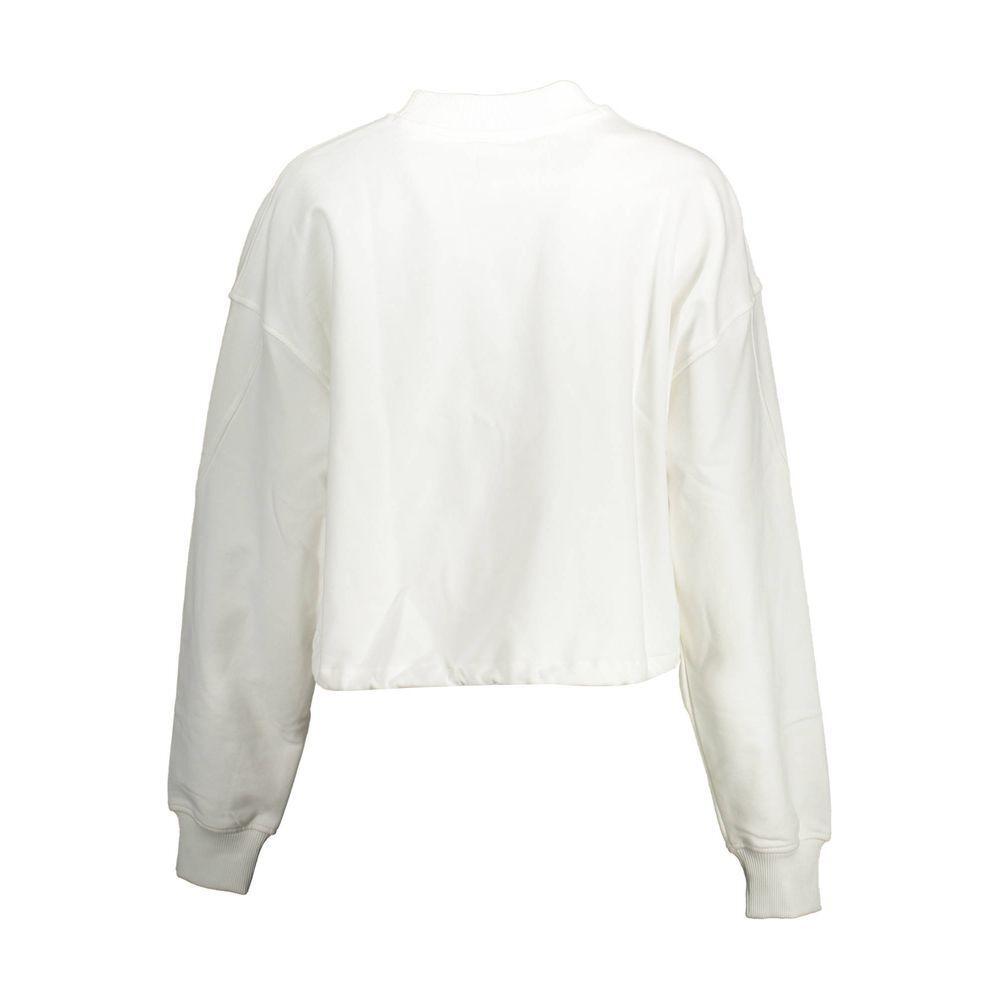 Calvin Klein White Cotton Women Sweater 1728,67403481248,Calvin Klein,Clothing,L,New with tags,Sweaters - Women - Clothing,White,Women,Women - Clothing,XL,XXL CA-10920-L