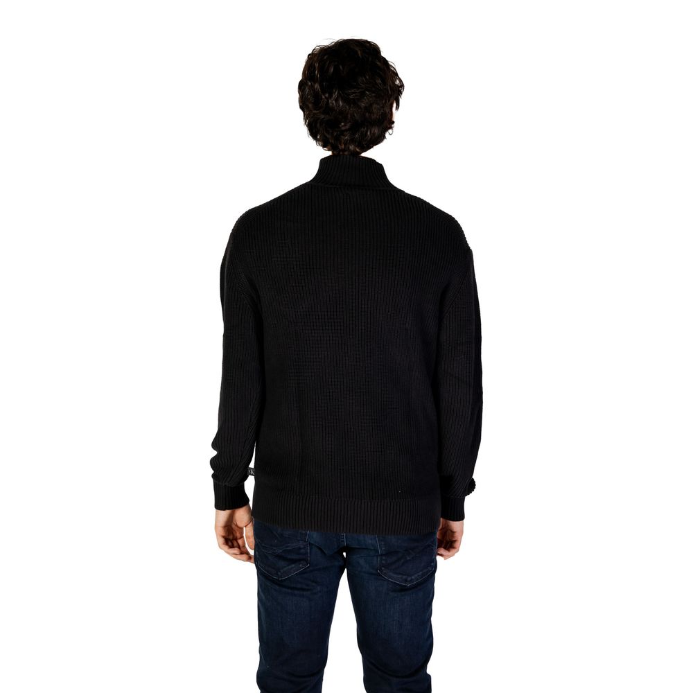 Calvin Klein Jeans Black Cotton Sweatshirt