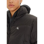 Calvin Klein Jeans Black Polyester Jackets & Coat - Women's matte cropped puffer jacket