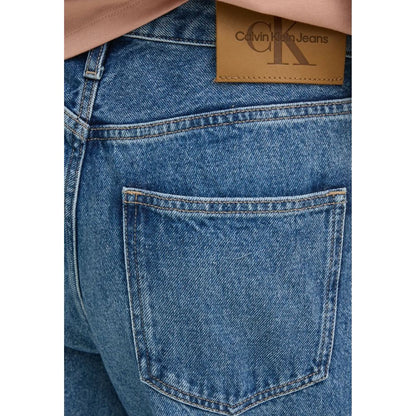 Calvin Klein Jeans Blue Cotton Mom Jeans