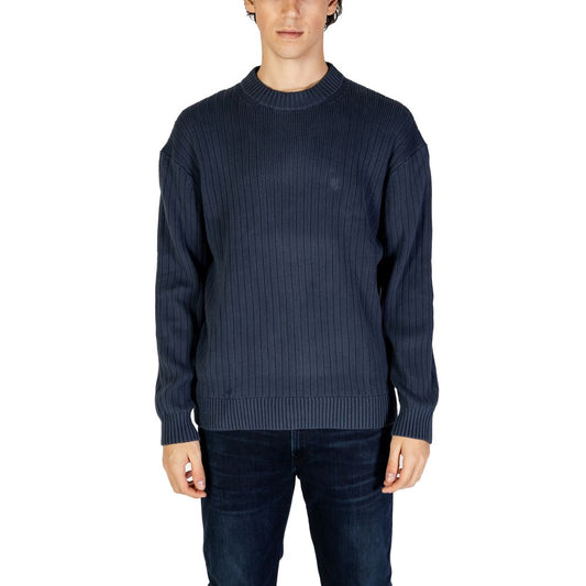 Calvin Klein Jeans Blue Cotton Sweatshirt