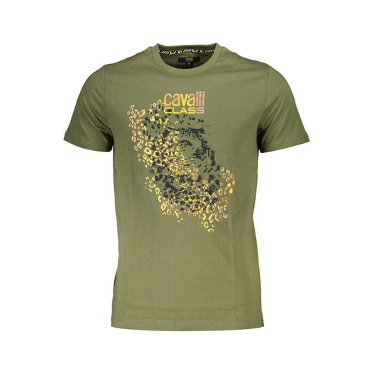 Cavalli Class Cavalli Class Green Cotton Men T-Shirt CA-37084-XL 1728,67403481248,Cavalli Class,Clothing,Green,Men,Men - Clothing,New with tags,T-Shirts - Men - Clothing,XL,XXL