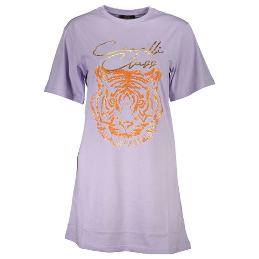 Cavalli Class Cavalli Class Purple Cotton Women Top CA-36915-L