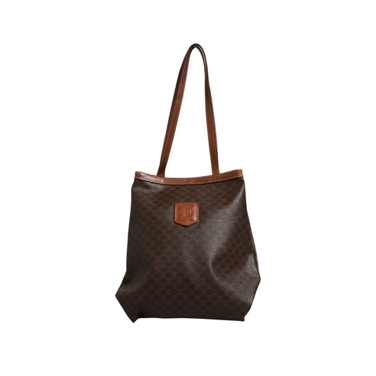 Celine Macadam Canvas Shoulder Tote Bag