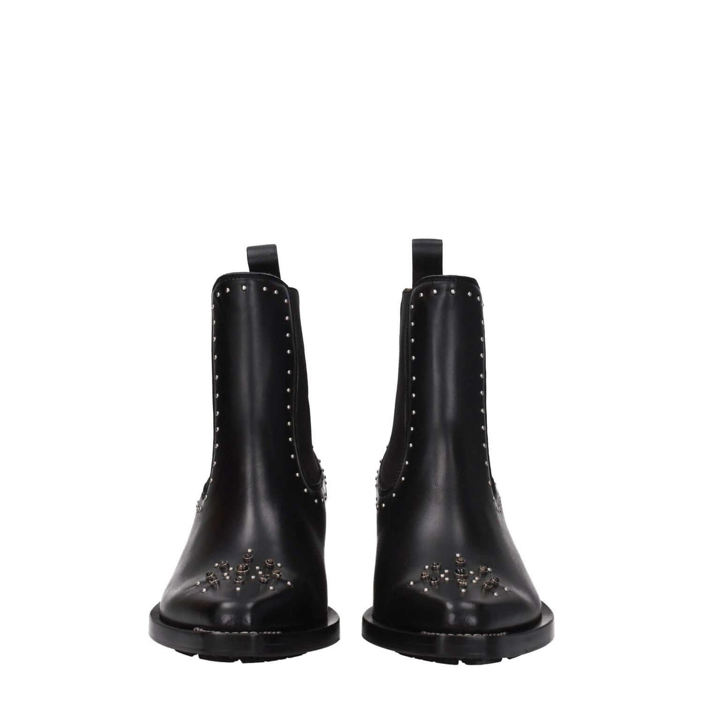 Chloé Black Leather Ankle Boots