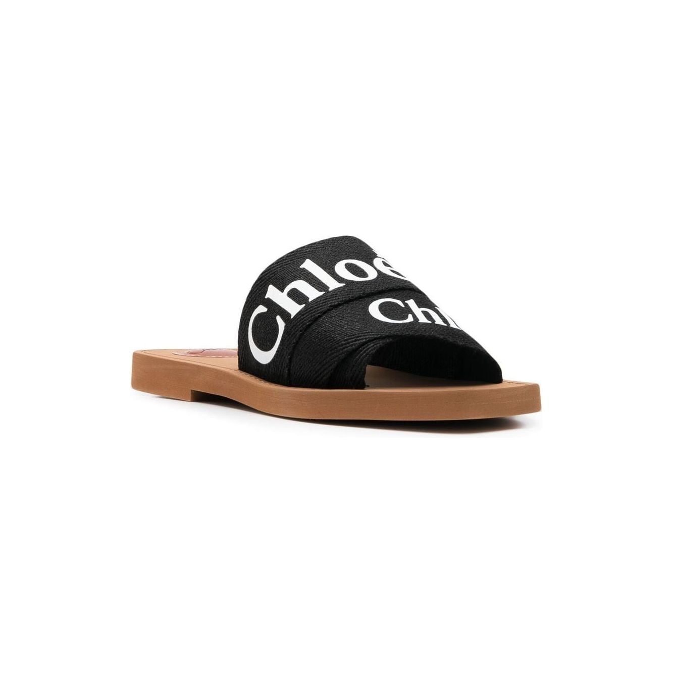 Chloè Chloè Sandals Black CHC22U188Z3WOODY001 LDin,Spring - Summer 2024,Women,Women > Shoes,Women > Shoes > Sandals,Yes Eu