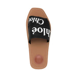 Chloè Chloè Sandals Black CHC22U188Z3WOODY001 LDin,Spring - Summer 2024,Women,Women > Shoes,Women > Shoes > Sandals,Yes Eu