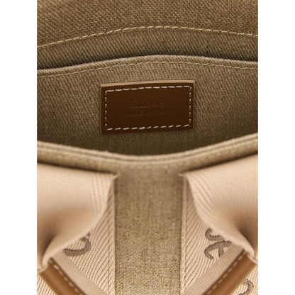 Chloé Multicolor Linen Handbag