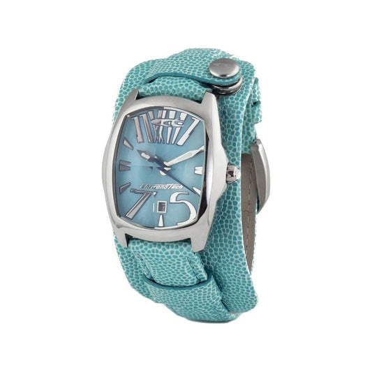 Chronotech Chronotech Blue Leather Watch CHCT2039L24AC 1728,67434610848,Blue,Chronotech,New with tags,Watches for Women - Watches,Women