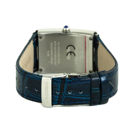 Chronotech Chronotech Blue Leather Watch CHCT7017B09AC 1728,Blue,Chronotech,New with tags,Unisex,Unisex Watches - Watches