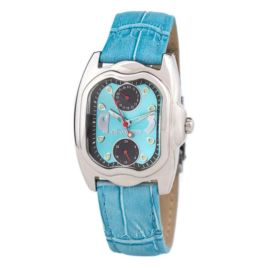 Chronotech Chronotech Blue Leather Watch CHCT7220L04AC 1728,Blue,Chronotech,New with tags,Watches for Women - Watches,Women