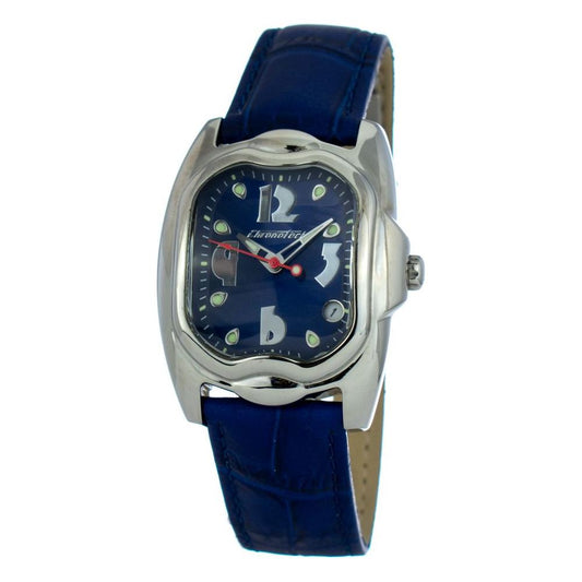 Chronotech Chronotech Blue Leather Watch CHCT7274L03AC 1728,Blue,Chronotech,New with tags,Watches for Women - Watches,Women