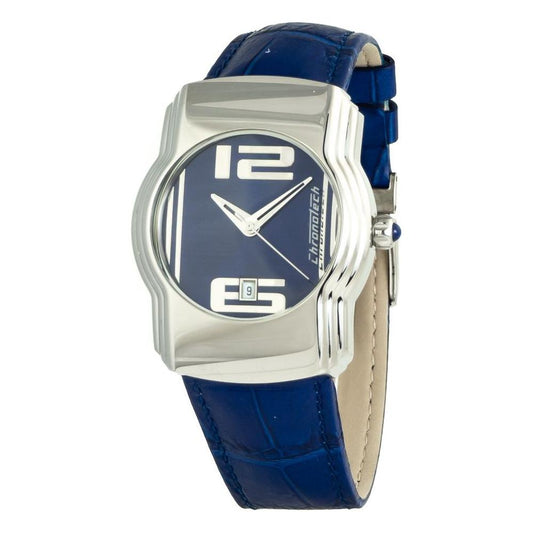 Chronotech Chronotech Blue Leather Watch CHCT7279B09AC 1728,Blue,Chronotech,New with tags,Watches for Women - Watches,Women