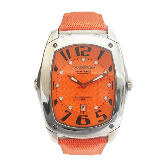 Chronotech Chronotech Orange Leather Watch CHCT7696M04AC 1728,Chronotech,New with tags,Orange,Unisex,Unisex Watches - Watches