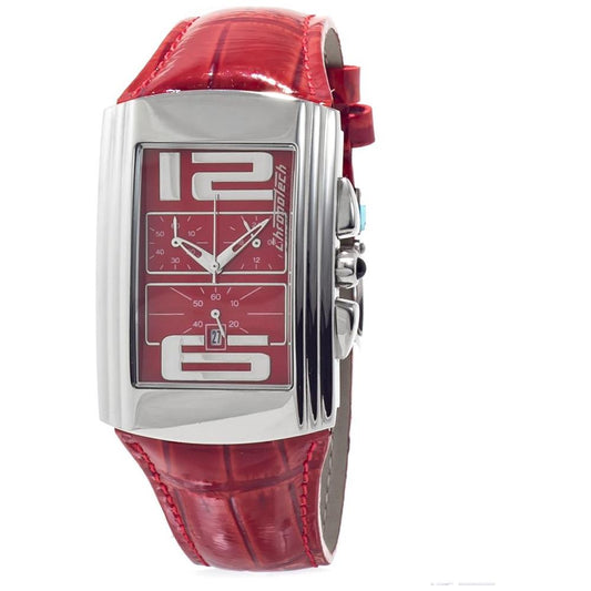 Chronotech Chronotech Red Leather Watch CHCT7018B05AC 1728,Chronotech,New with tags,Red,Watches for Women - Watches,Women