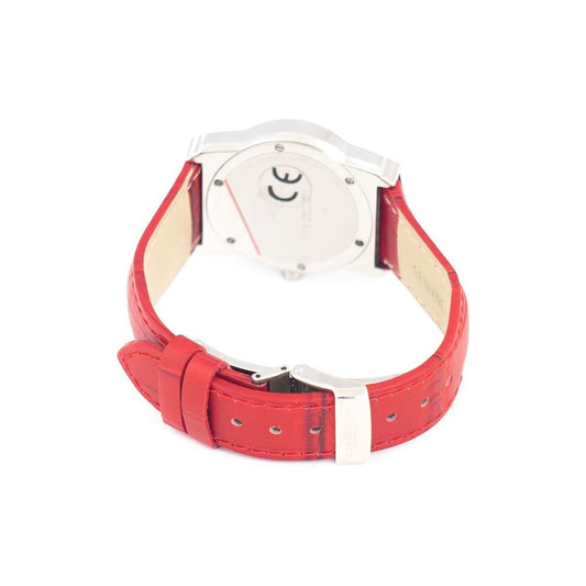 Chronotech Chronotech Red Leather Watch CHCT7279B05AC 1728,67434610848,Chronotech,New with tags,Red,Watches for Women - Watches,Women