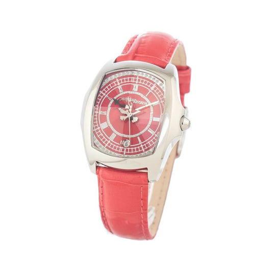 Chronotech Chronotech Red Leather Watch CHCT7896L97AC 1728,67434610848,Chronotech,New with tags,Red,Watches for Women - Watches,Women