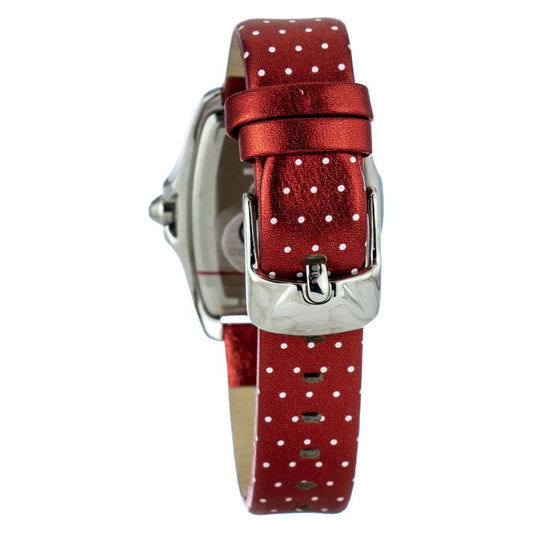 Chronotech Chronotech Red Leather Watch CHCT7896LS41AC 1728,Chronotech,New with tags,Red,Watches for Women - Watches,Women