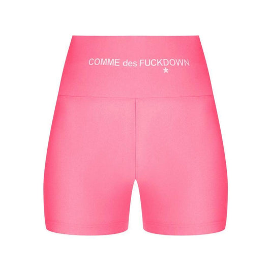 Comme Des Fuckdown Comme Des Fuckdown Pink Polyester Short CO-13588-S 1728,67346170016,Comme Des Fuckdown,New with tags,Pink,S,Shorts - Women - Clothing,Women