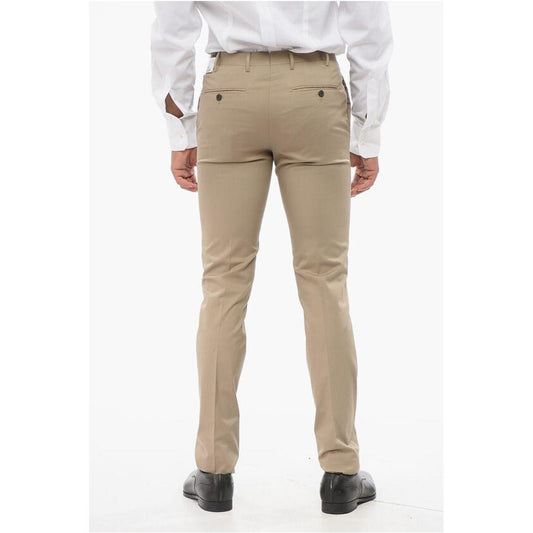 Corneliani Corneliani BI ELASTIC 4-Pocketed Cotton Blend Pants CO-P687440-W44 1728,74866327712,Beige,Clothing,Corneliani,Jeans & Pants - Men - Clothing,Men,Men - Clothing,New with tags,W44