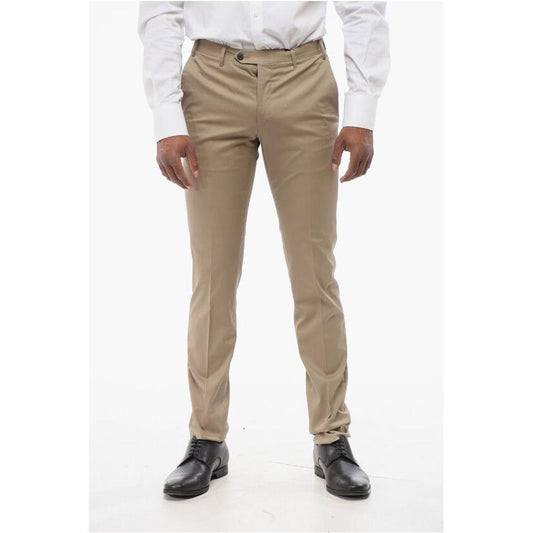 Corneliani Corneliani BI ELASTIC 4-Pocketed Cotton Blend Pants CO-P687440-W44 1728,74866327712,Beige,Clothing,Corneliani,Jeans & Pants - Men - Clothing,Men,Men - Clothing,New with tags,W44