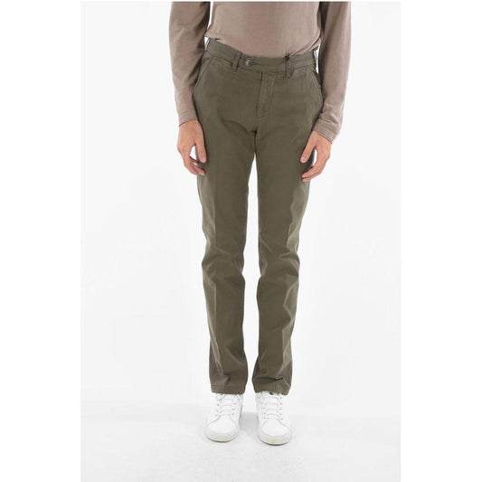 Corneliani Corneliani ID Cotton-twill M ALGA Chino Pants CO-P436564-W44 1728,74866327712,Army,Clothing,Corneliani,Jeans & Pants - Men - Clothing,Men,Men - Clothing,New with tags,W44