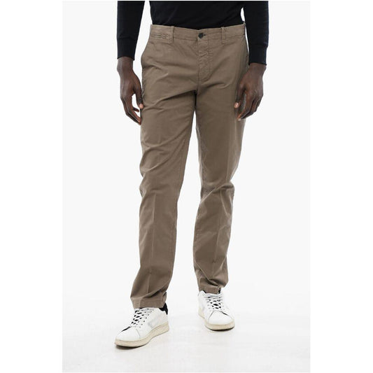 Corneliani Corneliani ID Stretch Cotton Chinos Pants with Belt Loops CO-P618425-W56 1728,74866327712,Brown,Clothing,Corneliani,Jeans & Pants - Men - Clothing,Men,Men - Clothing,New with tags,W56