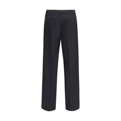 Cruna Black Polyester Casual Pants