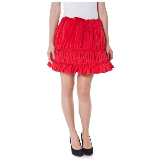 Denny Rose Red Polyester Skirt 1728,67403481248,Clothing,Denny Rose,New with tags,One Size,Red,Skirts - Women - Clothing,Women,Women - Clothing DE-6264-ONE SIZE