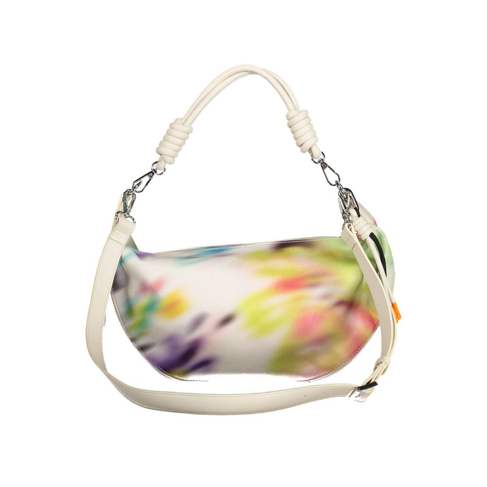 Front view with bag zipped and handles upright.