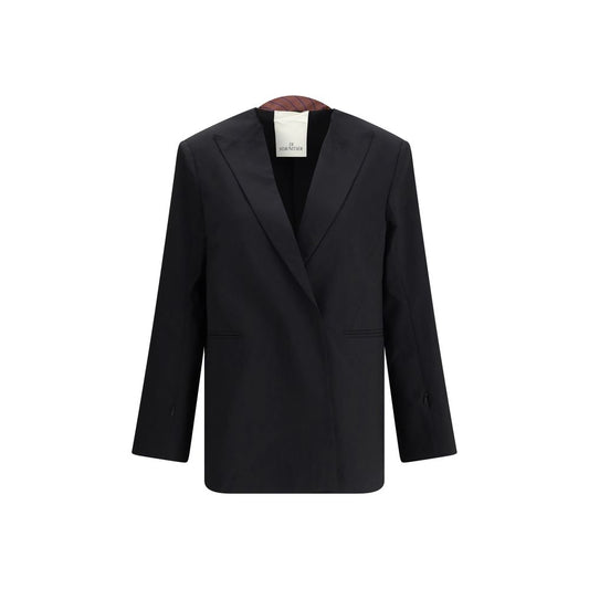 Di Stavnitser Black Polyester Blazer