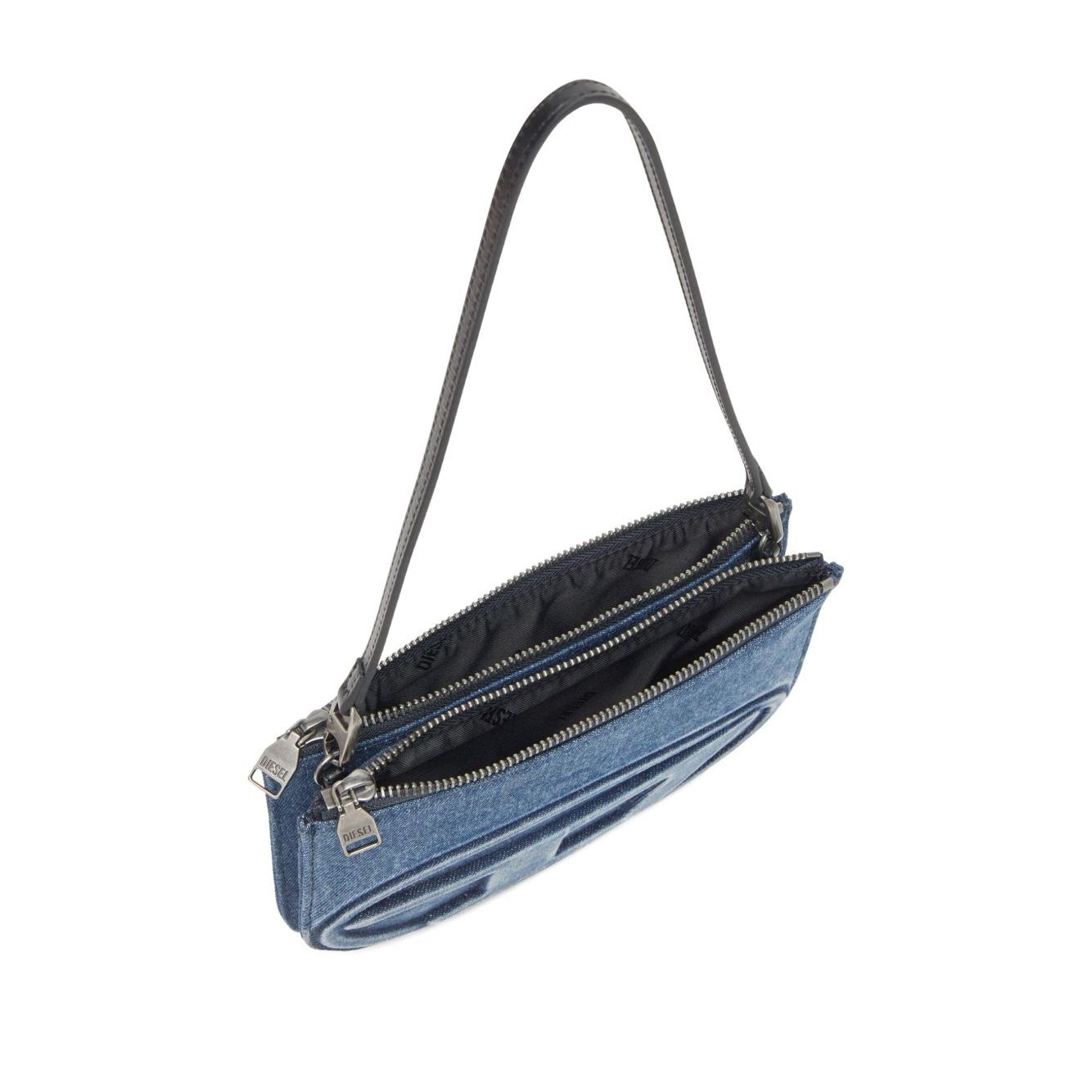 Diesel 1DR Twin denim shoulder bag