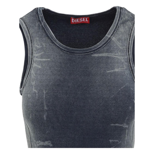 Diesel Diesel blue cotton tank top A191520HJBE01-P25 LDin,Spring - Summer 2025,Women,Women > Clothing,Women > Clothing > Topwear,Yes Eu